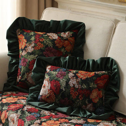Cuscino con volant in stile country floreale - image 14