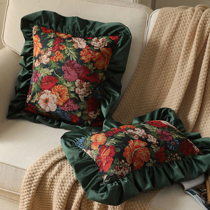 Cuscino con volant in stile country floreale - image 13