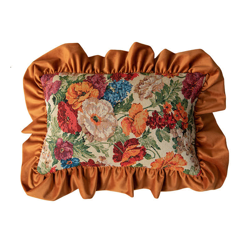 Cuscino con volant in stile country floreale - image 11