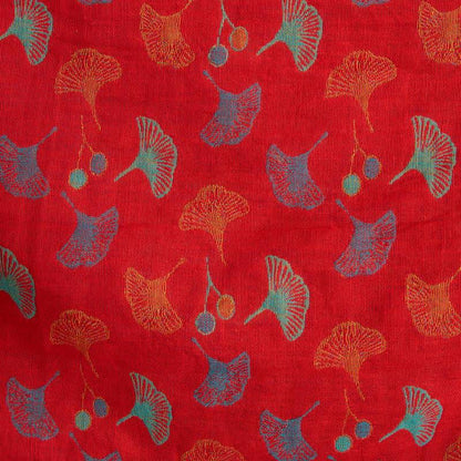Kimono bicolore in garza di cotone ginkgo - image 12