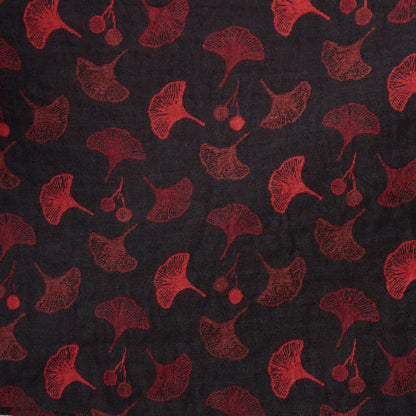 Kimono bicolore in garza di cotone ginkgo - image 24