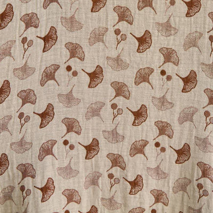 Kimono bicolore in garza di cotone ginkgo - image 37