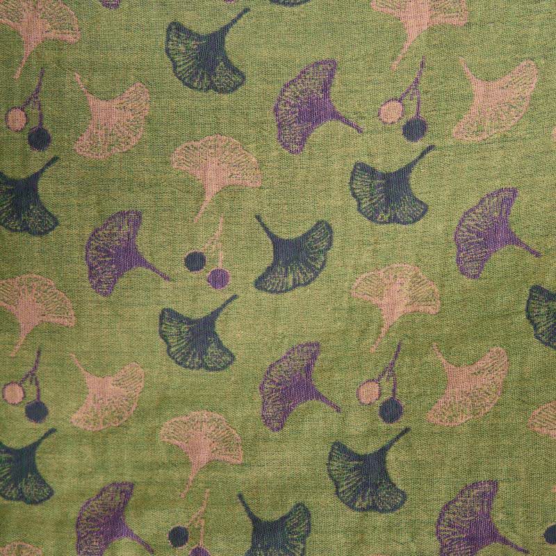 Kimono bicolore in garza di cotone ginkgo - image 33