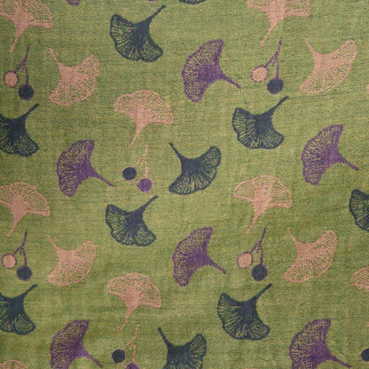 Kimono bicolore in garza di cotone ginkgo - image 33