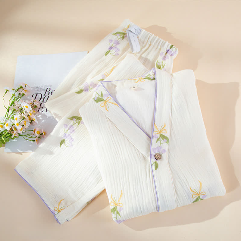 Completo da casa in cotone Lily of the Valley - image 1