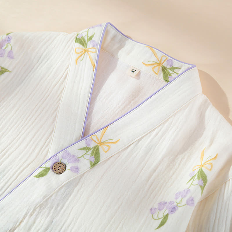 Completo da casa in cotone Lily of the Valley - image 2