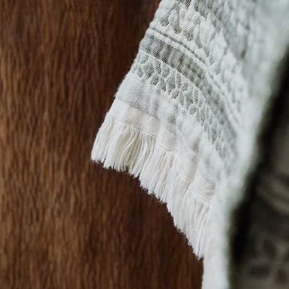 Coperta in cotone con motivo a margherita - image 8