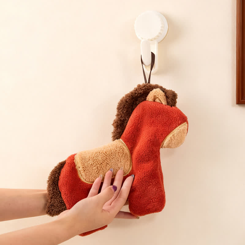 Asciugamano da bagno Pony da appendere in cucina - image 1