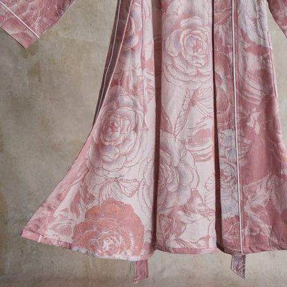 Lussuoso kimono in puro cotone color peonia - image 11