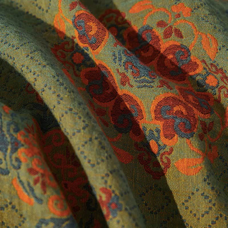 Set di biancheria da letto in cotone a doppia garza con motivi geometrici vintage (4 pezzi) - image 8