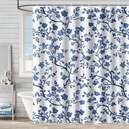 Tenda da doccia con stampa floreale - Bianco - 230cm x 180cm - image 2