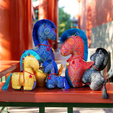 Peluche cavallo artigianale in stile Heritage - image 0