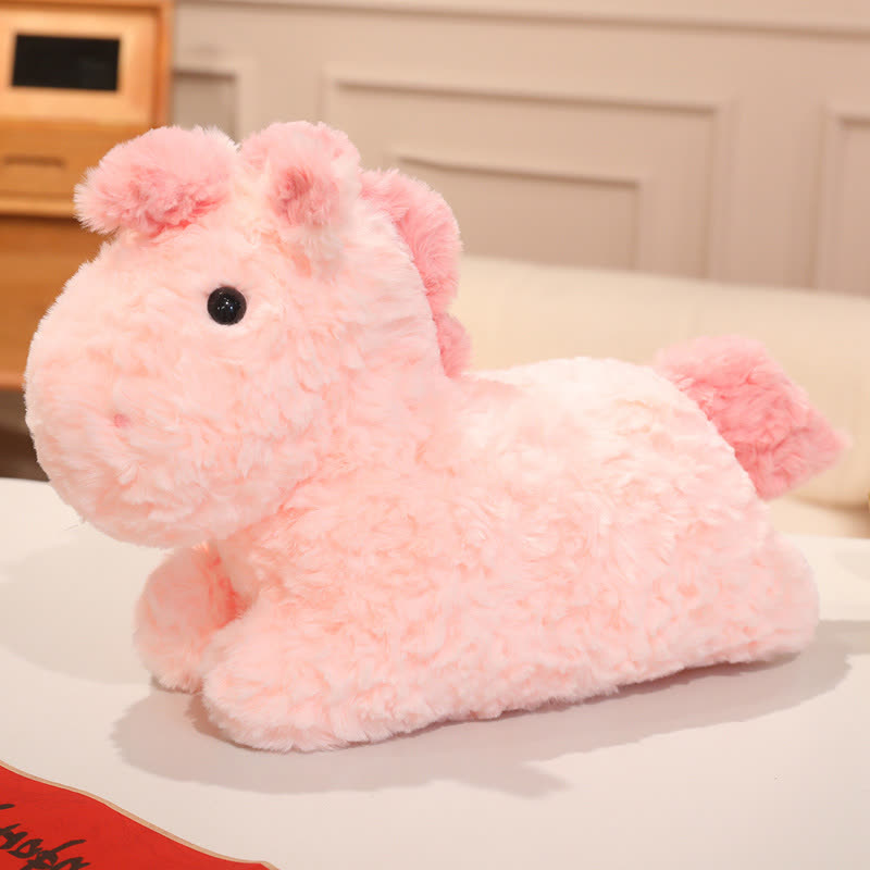 Adorabile cuscino con cavallo dello zodiaco - Rosa - 2 pezzi - 30cm - image 8