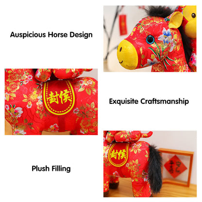 Peluche tradizionale a forma di cavallo dello zodiaco cinese - image 10