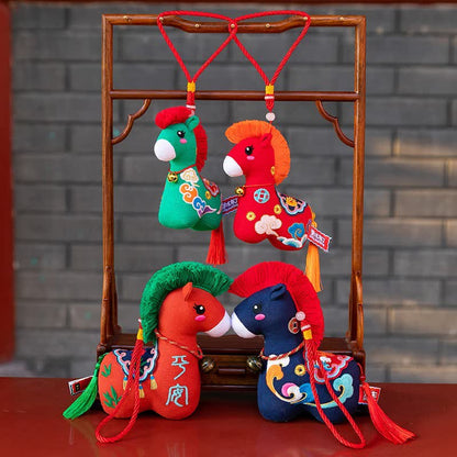 Collezione di peluche dell'anno del cavallo dello zodiaco cinese - image 4