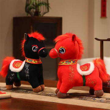 Mascotte giocattolo dello zodiaco cinese "Spirito del cavallo del drago" - image 0