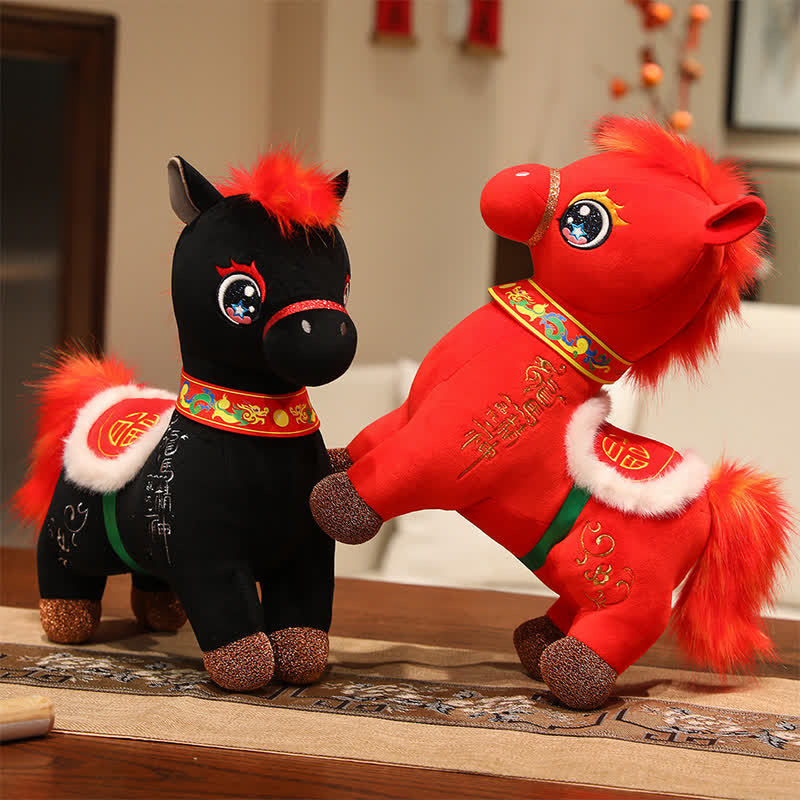 Mascotte giocattolo dello zodiaco cinese "Spirito del cavallo del drago" - image 5