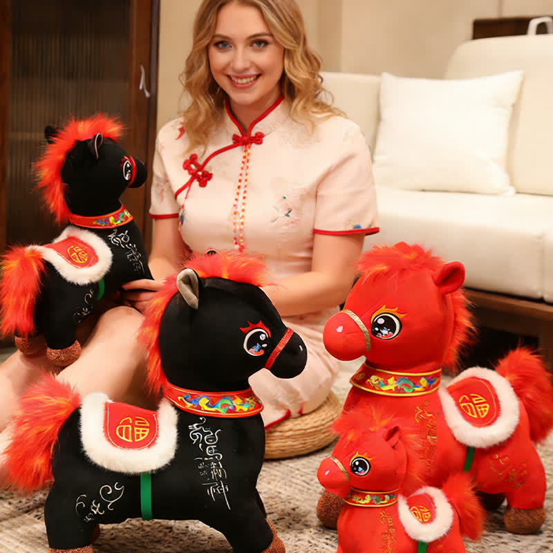 Mascotte giocattolo dello zodiaco cinese "Spirito del cavallo del drago" - image 2