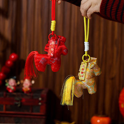 Ornamento da appendere con cavallo zodiacale vintage - image 1