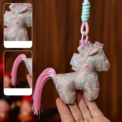 Ornamento da appendere con cavallo zodiacale vintage - image 3