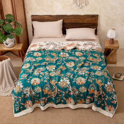 Coperta in garza di cotone in stile etnico vintage - image 4