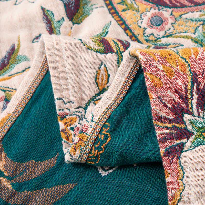 Coperta in garza di cotone in stile etnico vintage - image 5