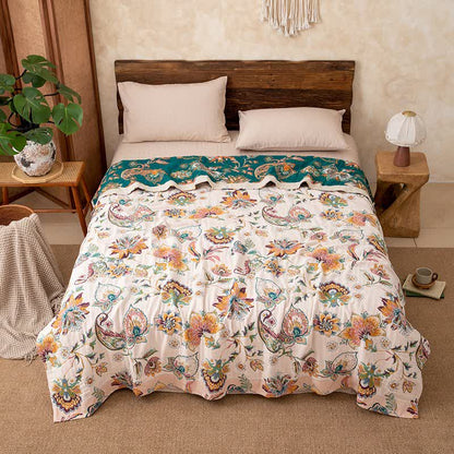 Coperta in garza di cotone in stile etnico vintage - image 3