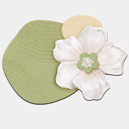 Tappetino da bagno in fango diatomeico ispirato ai fiori - Verde - 80cm x 120cm - image 2