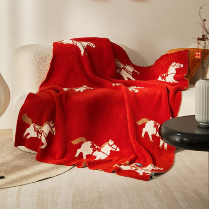 Coperta in pile "Anno del cavallo" - image 4