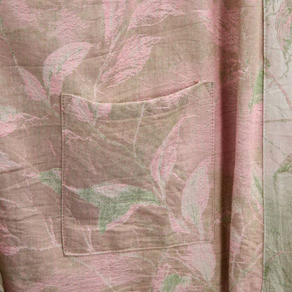 Kimono in garza di cotone con foglie naturali - image 24