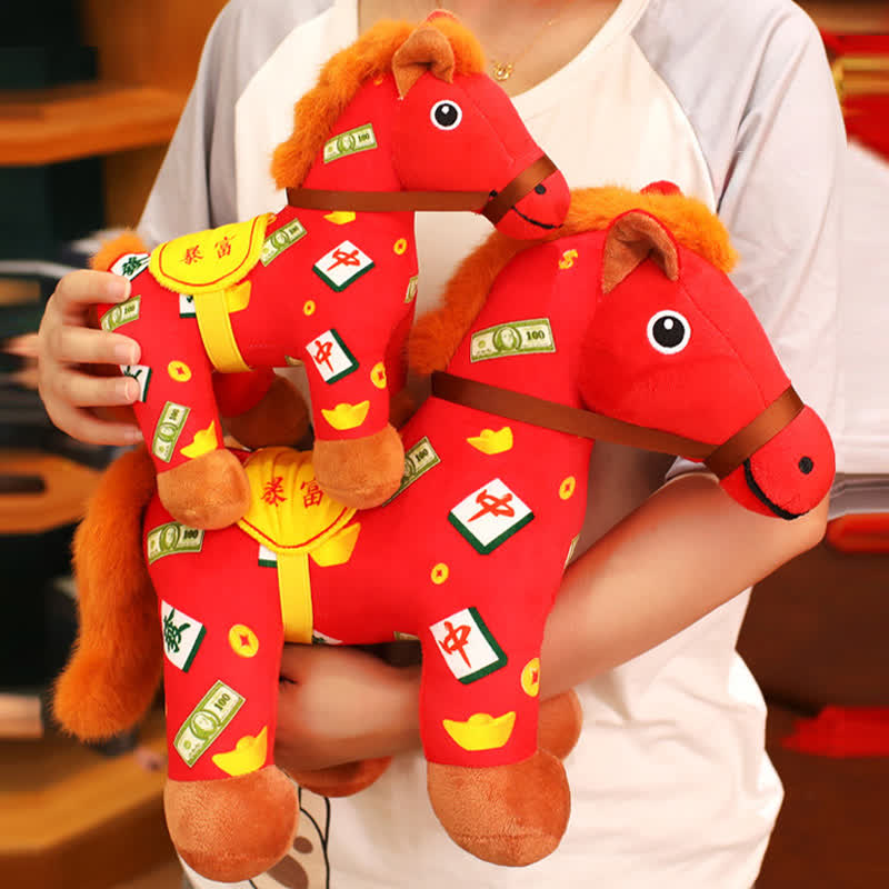 Peluche festivo dell'anno del cavallo 2026 - image 3