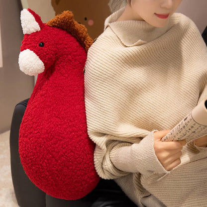 Cuscino creativo in peluche Sherpa "Horse Butt" - image 4