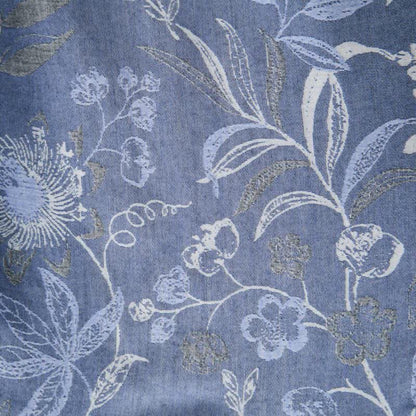 Kimono in garza di cotone con foglie pastorali - image 7