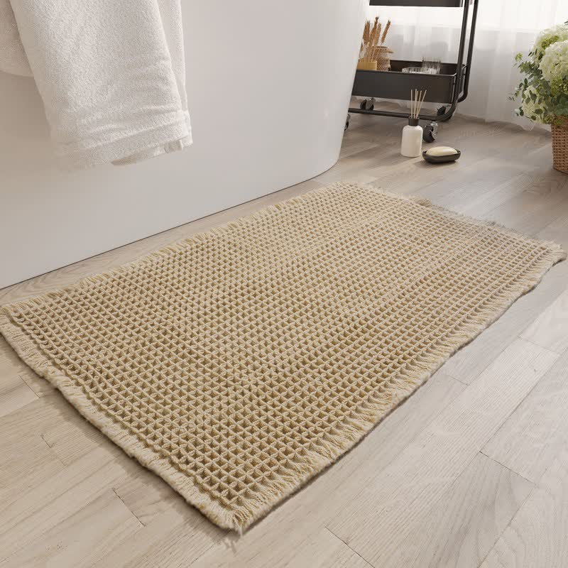 Tappetino da bagno in stile minimalista a nido d'ape - image 1