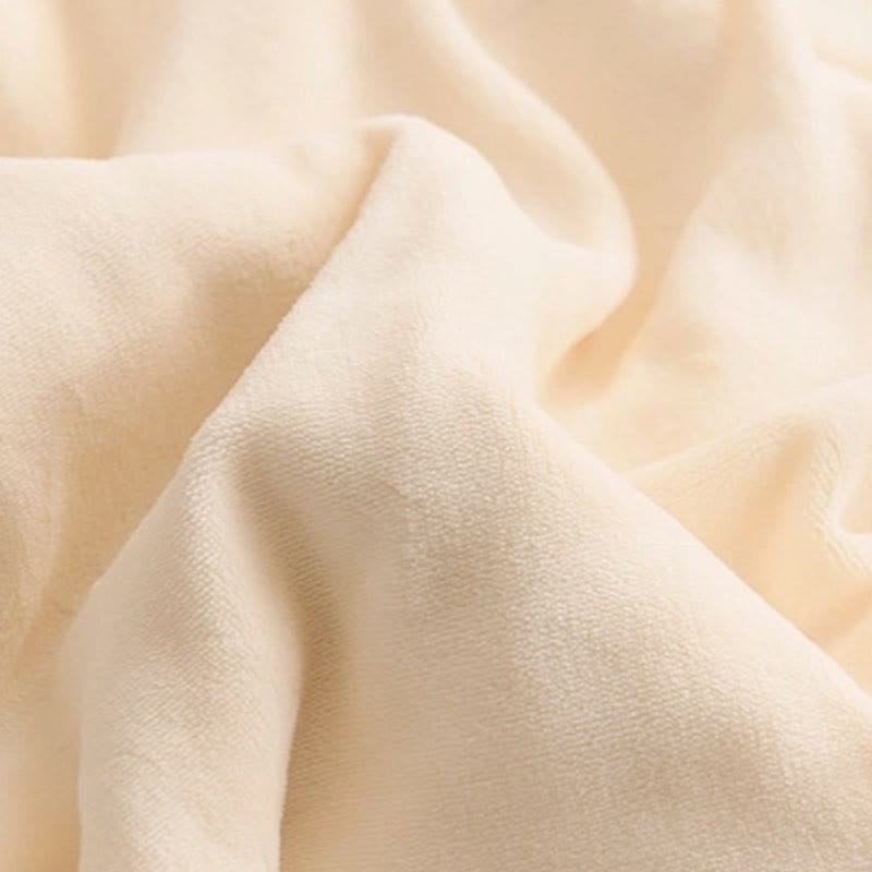Coperta spessa in velluto di coniglio semplice