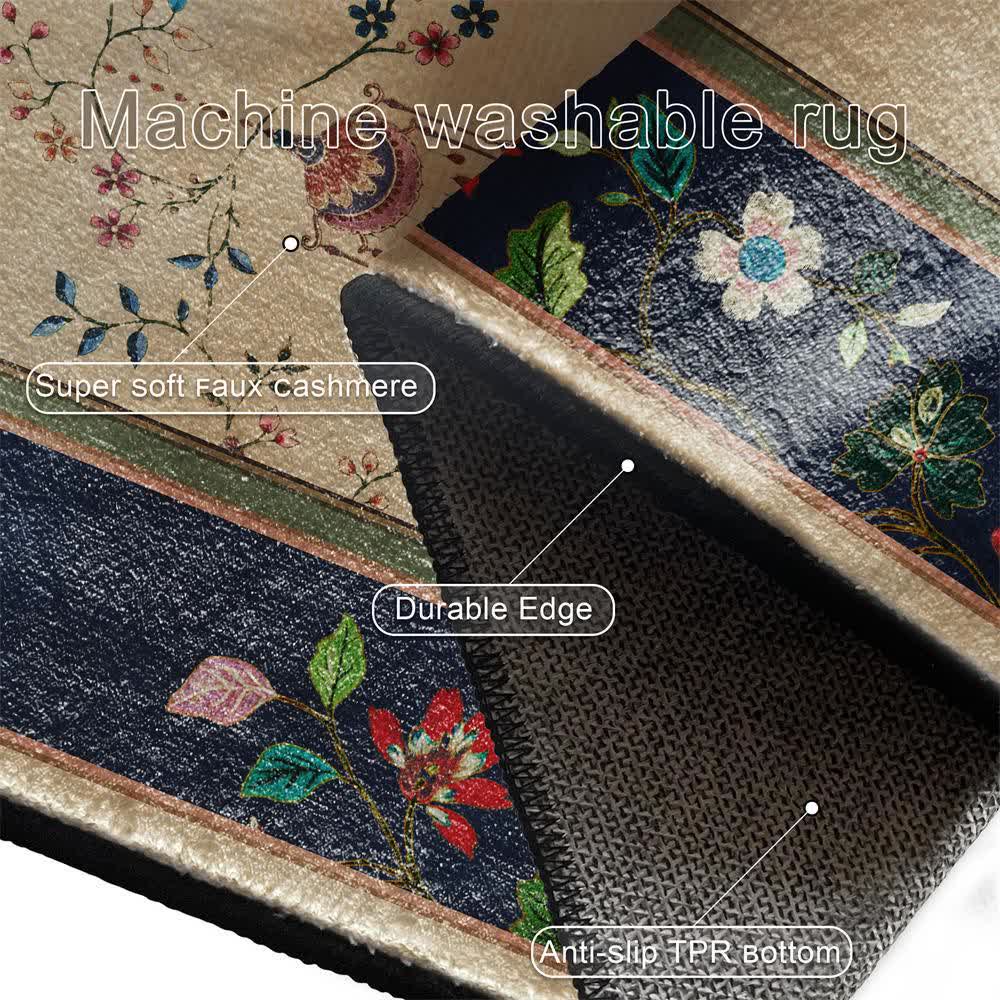 Tappeto vintage floreale con vaso classico - image 6