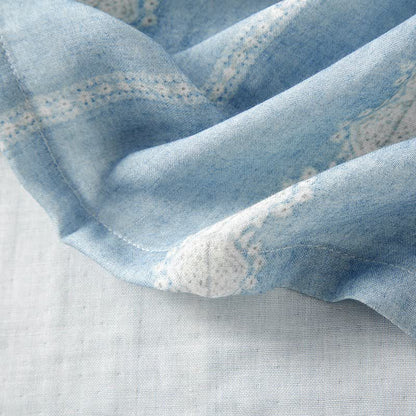 Loungewear con motivo verticale blu in fibra di bambù - image 12