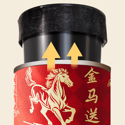 Cestino per rifiuti a forma di cavallo al galoppo Oriental Heritage - image 1