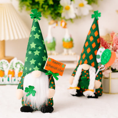 Decorazione di peluche a forma di gnomo per il giorno di San Patrizio - image 2