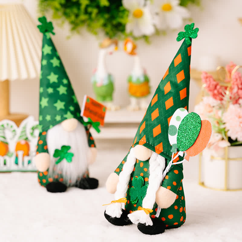 Decorazione di peluche a forma di gnomo per il giorno di San Patrizio - image 3