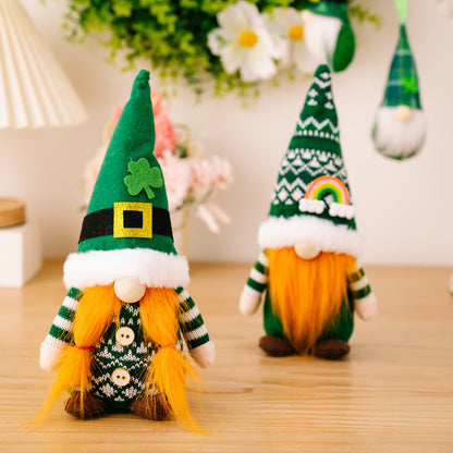 Peluche Leprechaun fatto a mano per il giorno di San Patrizio - image 1