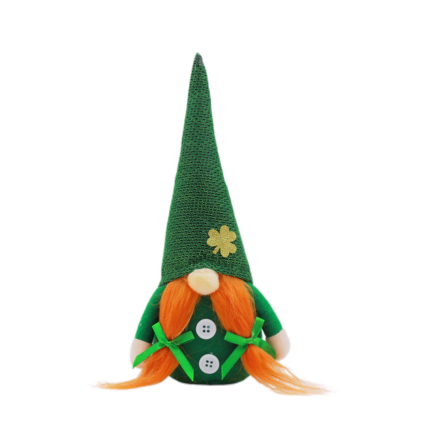 Ornamenti di bambole senza volto per il giorno di San Patrizio - Ragazza - 4 pezzi - 5cm x 13cm x 21cm"A - image 5