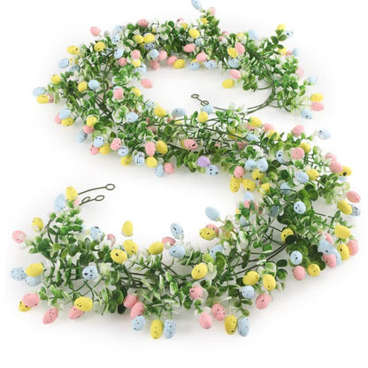 Ghirlanda di eucalipto artificiale con uova di Pasqua (2 pezzi) - image 4