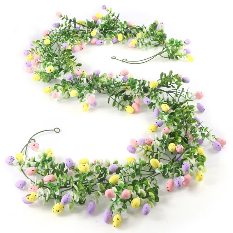 Ghirlanda di eucalipto artificiale con uova di Pasqua (2 pezzi) - image 10