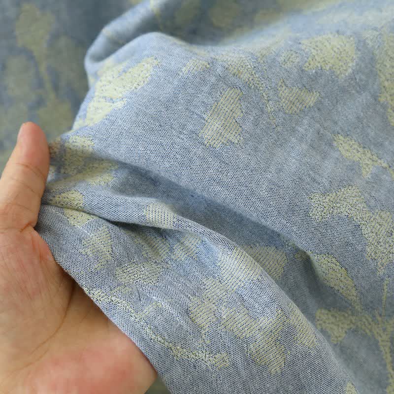 Pigiama in cotone floreale di ispirazione orientale - image 9
