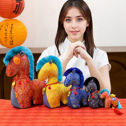 Peluche cavallo artigianale in stile Heritage - image 5
