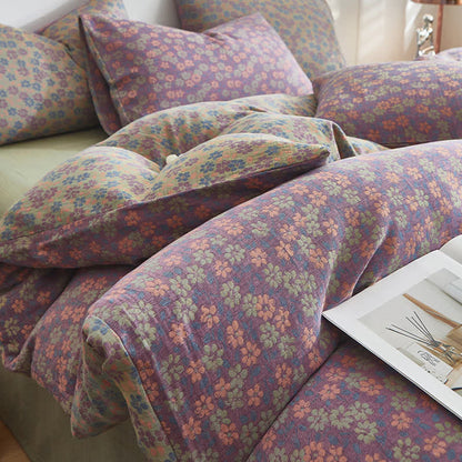 Biancheria da letto in cotone a doppia garza con motivo floreale Cottage Ditsy - image 2