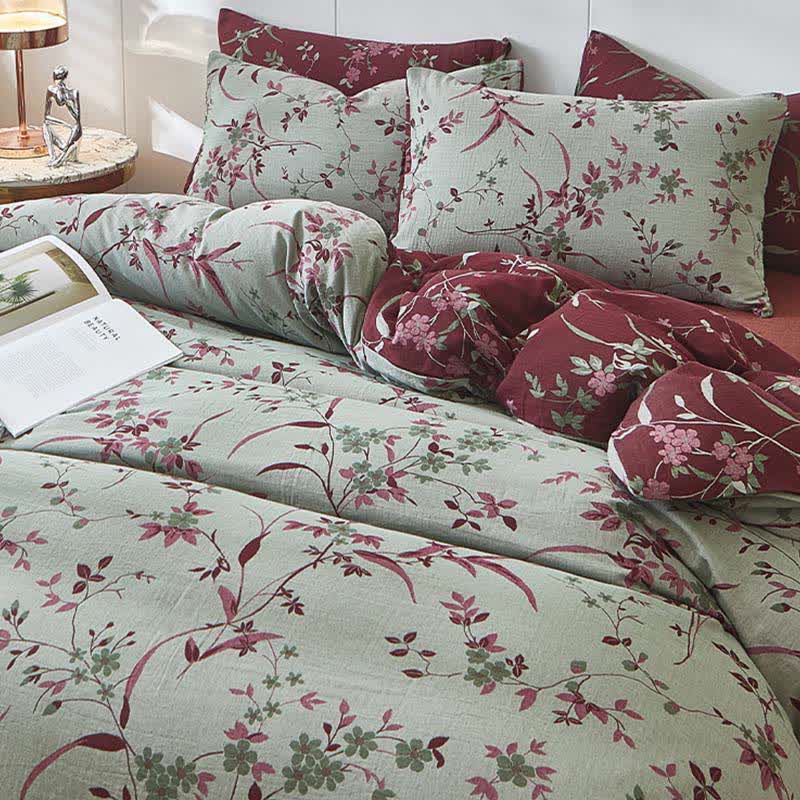 Biancheria da letto in cotone a doppia garza Branch & Floral - image 2