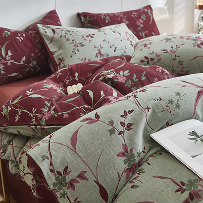 Biancheria da letto in cotone a doppia garza Branch & Floral - image 4