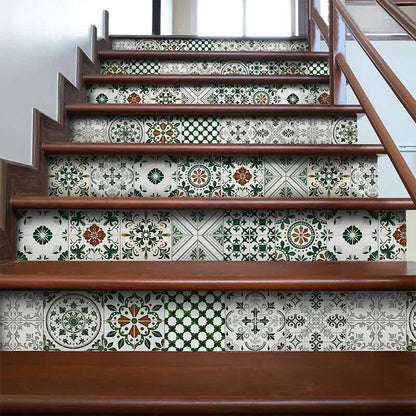 Adesivo da parete verde e bianco staccabile e attaccabile (24 pezzi) - image 4